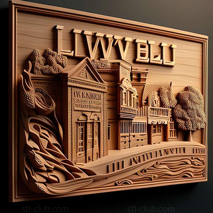 3D model Lowell in the United States (STL)